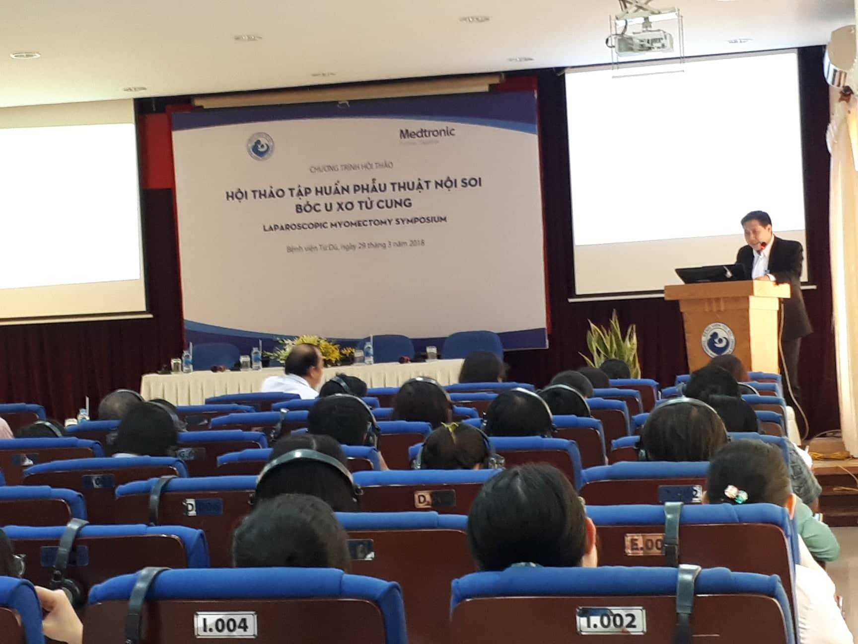 Chủ tịch ngân hàng lưu trữ tế bào gốc Medeze thuyết trình về nội soi u xơ