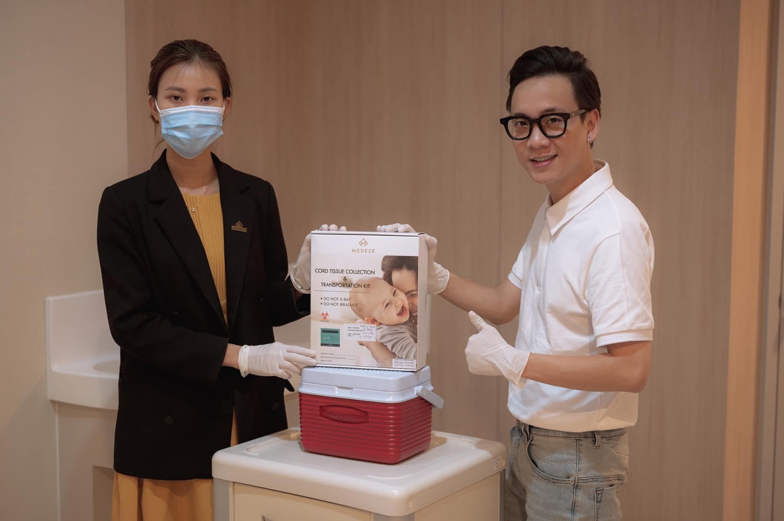 Vợ chồng JustaTee quyết định lưu trữ tế bào gốc cho con trai Mino vợ chồng justatee quyết định chọn medeze để lưu trữ tế bào gốc cho con trai