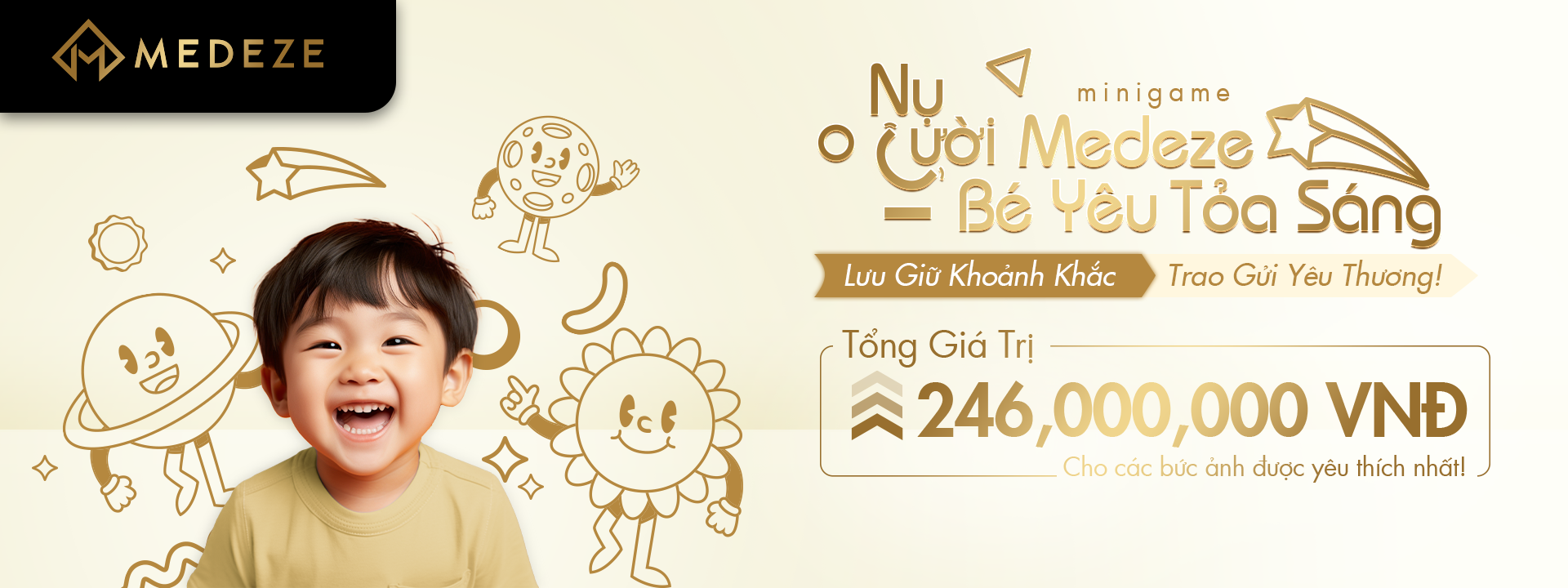 MiniGame Nụ Cười Medeze - Bé Yêu Tỏa Sáng MiniGame Nụ Cười Medeze - Bé Yêu Tỏa Sáng