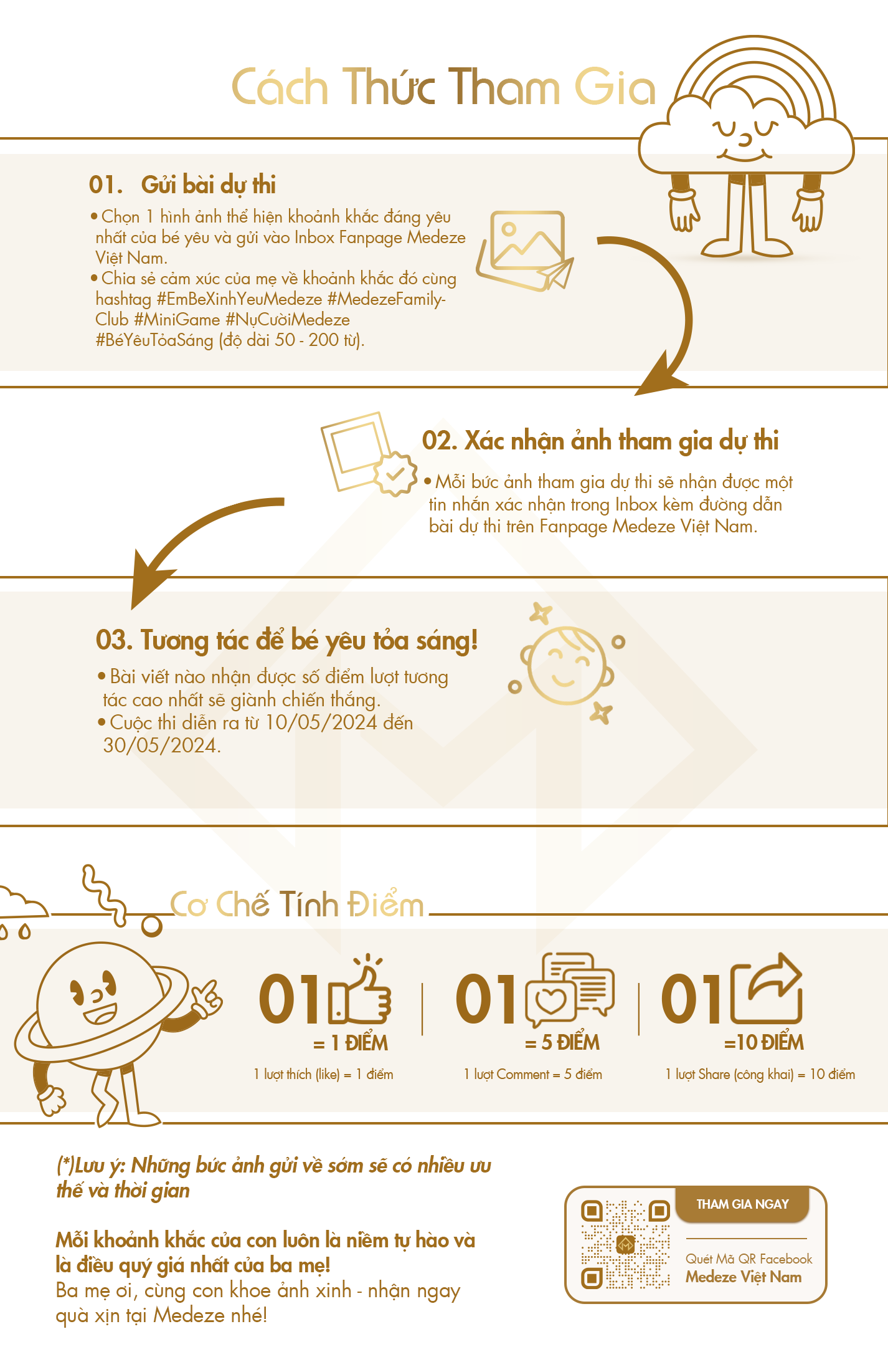 MiniGame Nụ Cười Medeze - Bé Yêu Tỏa Sáng