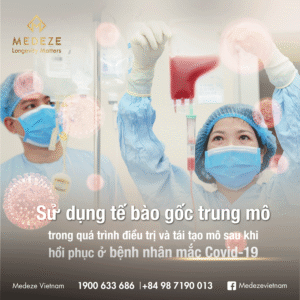 Sử dụng tế bào gốc trung mô trong quá trình điều trị và tái tạo mô sau khi hồi phục ở bệnh nhân mắc Covid-19