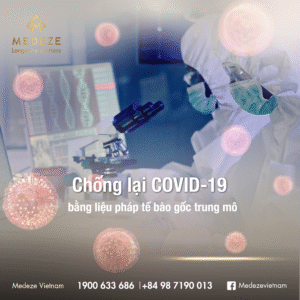 Chống lại COVID-19 bằng liệu pháp tế bào gốc trung mô